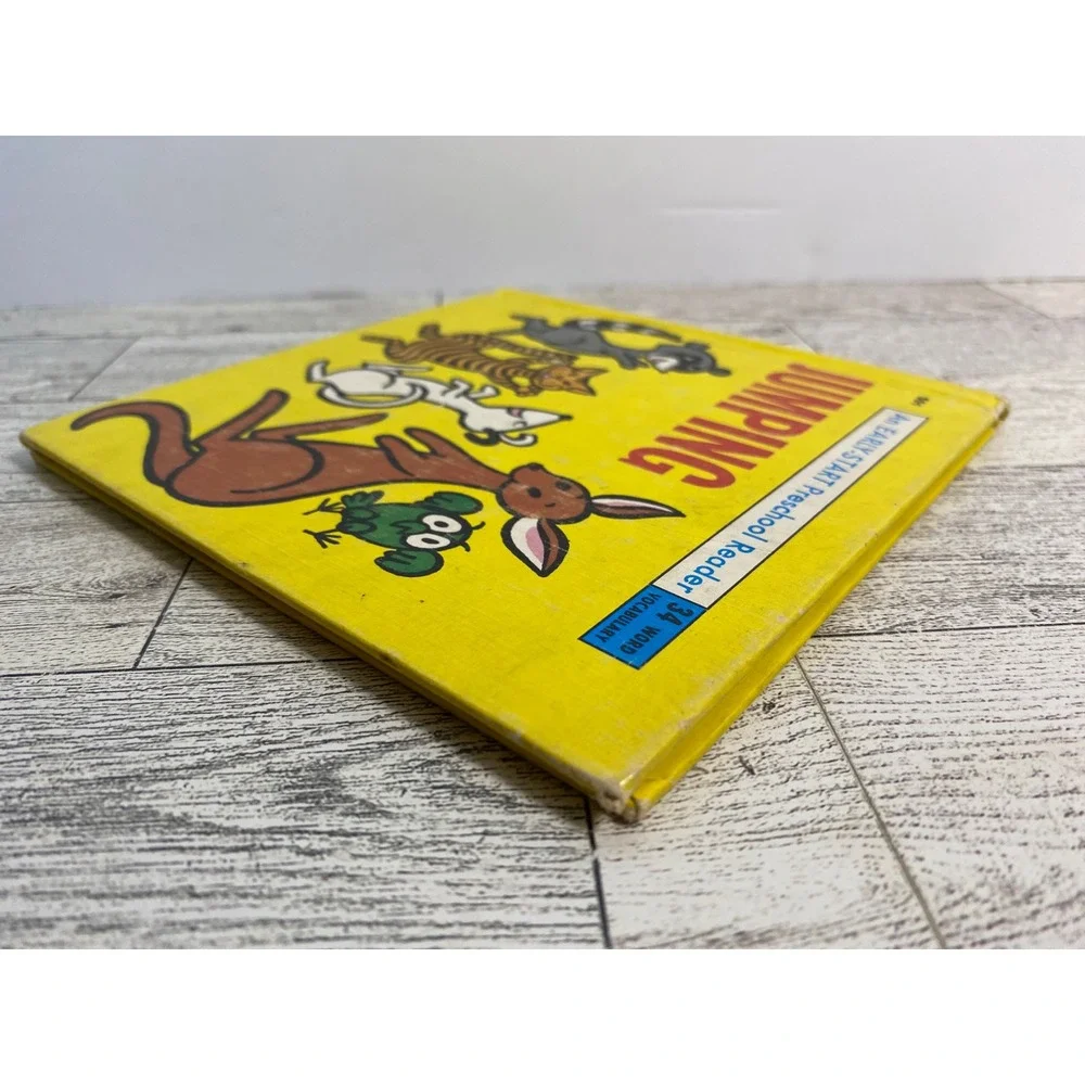Jumping by Karen Stephens 1965 Early-Start Preschool Reader Wonder Books Vintage